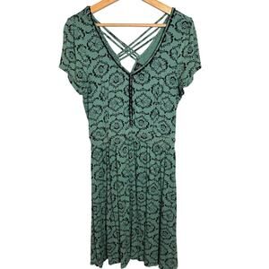 he Nightmare Before Christmas Mint Jack & Zero Filigree Dress Size: Large